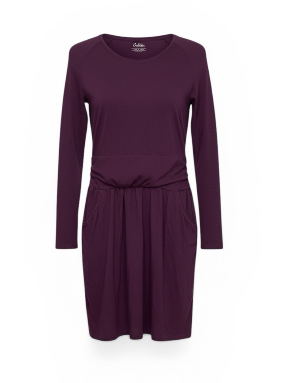 Cabela's | Long Sleeve Cotton Dress with Pockets | Purple | Large